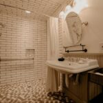 Guest room at The Kendall, a historic 1859 boutique inn in Boerne, TX