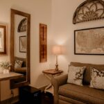 Guest room at The Kendall, a historic 1859 boutique inn in Boerne, TX
