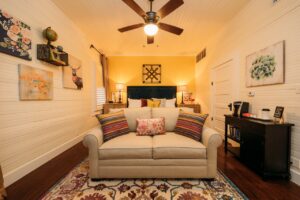 School House 1 guest room at The Kendall Inn in Boerne, Texas